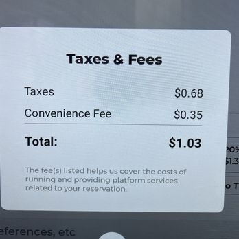 Tiger Sugar - convenience fee for orders at the kiosk - Bubble Tea Near Me - Seattle, Washington