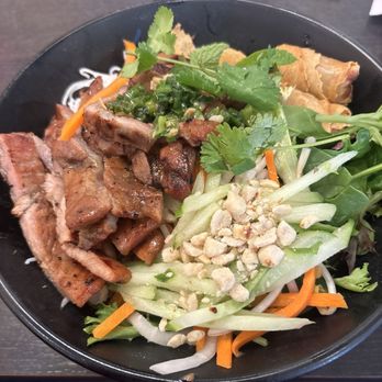 Pho Ha Vietnamese Restaurant - Bun cha gio thit nuong - Vietnamese Near Me - Pomona, California