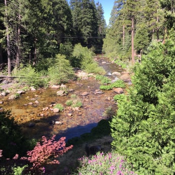 Sierra Inn - One of the firepit and picnic areas overlooks this beautiful river! - Hotels Near Me - Kyburz, California Sierra Inn - One of the firepit and picnic areas overlooks this beautiful river! - Hotels Near Me - Kyburz, California