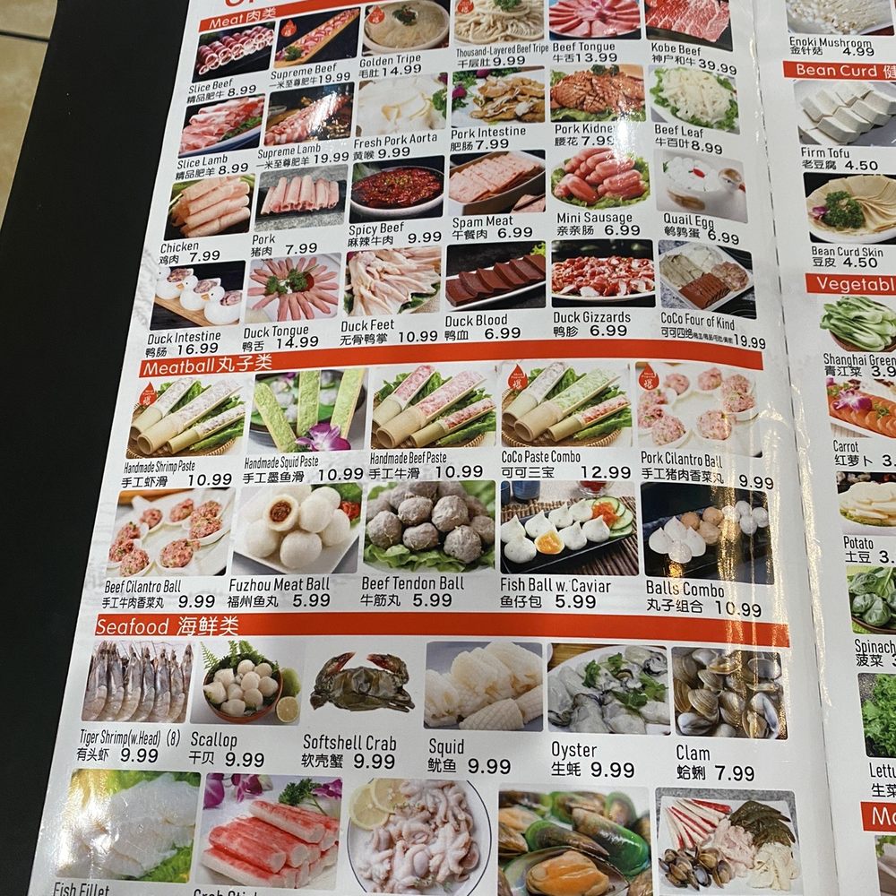 Coco Hot Pot - Menu - Chinese Near Me - Columbus, Ohio Coco Hot Pot - Menu - Chinese Near Me - Columbus, Ohio
