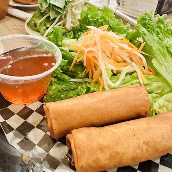 Pho A'mie - Crispy Egg Rolls (4) - We already ate two lol - Vietnamese Near Me - Fullerton, California