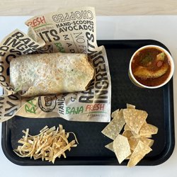 Baja Fresh - Diablo Burrito & Chicken Tortilla Soup