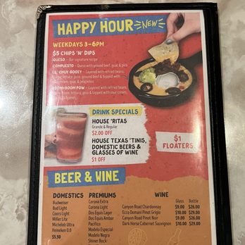 Chuy's - Happy Hour specials - Bars Near Me - Pembroke Pines, Florida