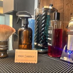Speakeasy Barbershop - Cleanliness in tools and seating is a must to run a well oiled barbershop!