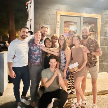 Jacoby's Restaurant & Mercantile - Happy group of friends after dinner @ Jacobys - New American Near Me - Austin, Texas Jacoby's Restaurant & Mercantile - Happy group of friends after dinner @ Jacobys - New American Near Me - Austin, Texas