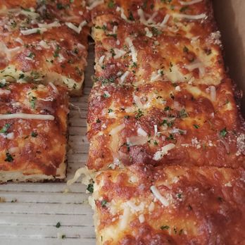 Square Pie Guys - Its so over cooked you can't even taste any cheese - Pizza Near Me - Campbell, California