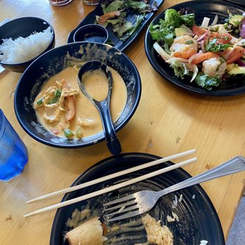 D E Thai Kitchen - Downtown - The aftermath of a great lunch.  Great service, tasty food and quaint ambiance. - Thai Near Me - Las Vegas, Nevada