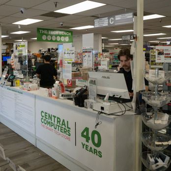 Central Computers - Check-out counter - IT Services & Computer Repair Near Me - Sunnyvale, California Central Computers - Check-out counter - IT Services & Computer Repair Near Me - Sunnyvale, California