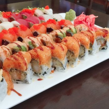 Sushi Yanagi - Paradise Roll, Yanagi Chef's Roll, Out if Control Roll, Rainbow Roll, and Crazy Tuna Roll. - Japanese Near Me - Chelmsford, Massachusetts Sushi Yanagi - Paradise Roll, Yanagi Chef's Roll, Out if Control Roll, Rainbow Roll, and Crazy Tuna Roll. - Japanese Near Me - Chelmsford, Massachusetts