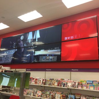 Target - New video wall to keep your attention off other shoppers I suppose or off your own Yelping Phone. - Department Stores Near Me - Tucson, Arizona
