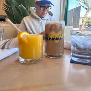 Madi - Fresh pressed Orange juice and iced coffee - Breakfast & Brunch Near Me - San Diego, California