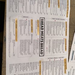 Bread Meats Bread - Food menu
