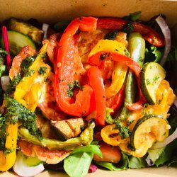 The Fine Food Store - Halloumi and roasted veg salad
