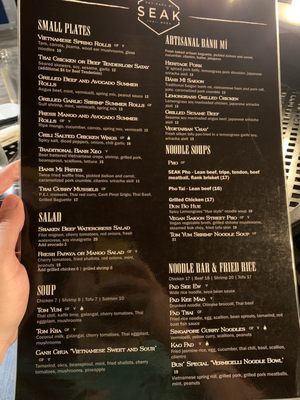 Menu photo 6 SEAK Edgewater, NJ