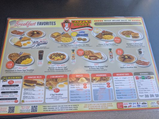 Menu photo 1 Waffle House Avon, IN