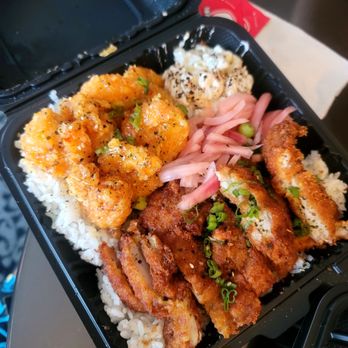 FAKA'S Island Grill - Chili shrimp and katsu - Hawaiian Near Me - Santa Ana, California FAKA'S Island Grill - Chili shrimp and katsu - Hawaiian Near Me - Santa Ana, California