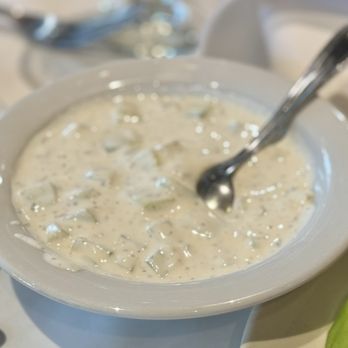 Alborz Restaurant - Mast-o-Khiar $9.50 (yogurt with cucumber and mint). - Persian/Iranian Near Me - Walnut Creek, California Alborz Restaurant - Mast-o-Khiar $9.50 (yogurt with cucumber and mint). - Persian/Iranian Near Me - Walnut Creek, California