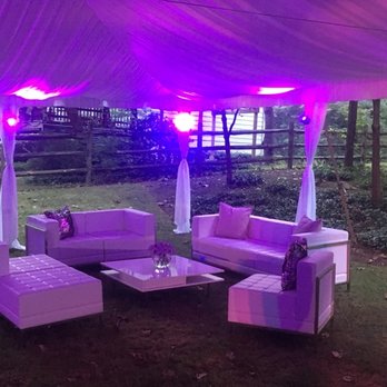 Let's Party - Outdoor lounge under the tent - Party & Event Planning Near Me