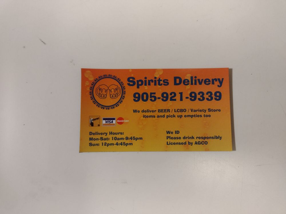 Spirits Delivery Logo
