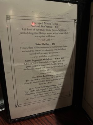 Menu photo 4 The Chop House Hendersonville, TN