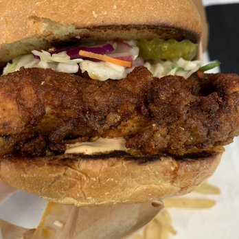 Scratch Cookery - Level 1 Nashville Hot Chicken Sandwich - Food Trucks Near Me - San Jose, California Scratch Cookery - Level 1 Nashville Hot Chicken Sandwich - Food Trucks Near Me - San Jose, California