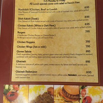 Heidar Baba - Lunch specials - Middle Eastern Near Me - Pasadena, California