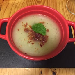 Melon gazpacho. Best ever!