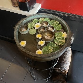 Thai District - Super cool floating candles by the entrance, so gorgeous! - Thai Near Me - Long Beach, California Thai District - Super cool floating candles by the entrance, so gorgeous! - Thai Near Me - Long Beach, California