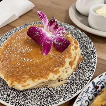 Egg Republic - My side of pancakes that came with the Tuscan omelette. - Breakfast & Brunch Near Me - Bloomington, Illinois
