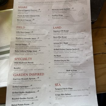 Corkfire Kitchen - Menu - New American Near Me - Temecula, California