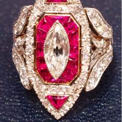 Johnny Jewelry - The original ring attached was created by Neil Lane.