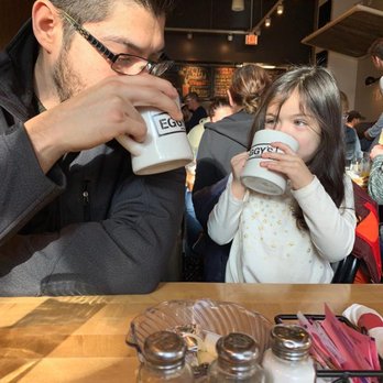 Eggy's Diner Chicago - While we wait for our food. - Breakfast & Brunch Near Me - Chicago, Illinois