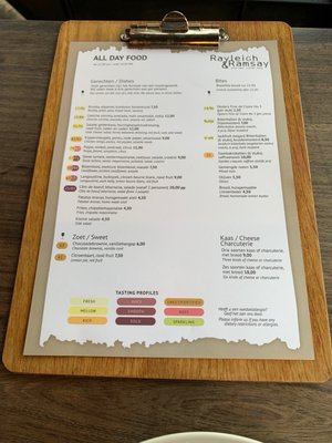 Menu photo 1 Rayleigh & Ramsay Amsterdam, NH