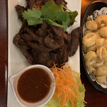 Spicy Shallot - BBQ Beef - Thai Near Me - Elmhurst, New York Spicy Shallot - BBQ Beef - Thai Near Me - Elmhurst, New York