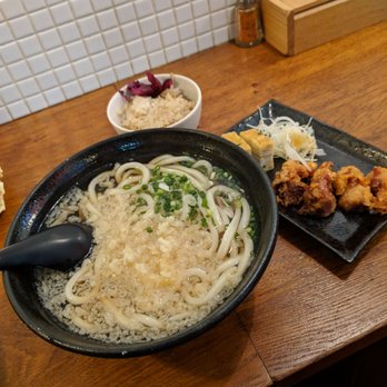 Sanukiya - Tanuki Udon w lunch set A - Japanese Near Me - Paris, 75