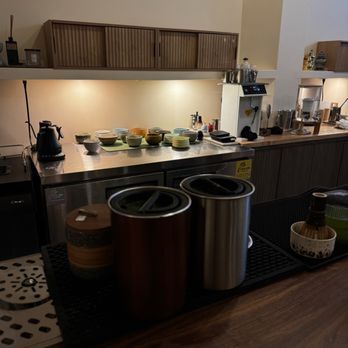 Taz Matcha - inside behind the bar - Cafes Near Me - Seattle, Washington Taz Matcha - inside behind the bar - Cafes Near Me - Seattle, Washington