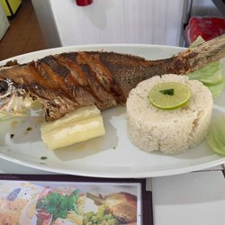 Jamaican fish and rice