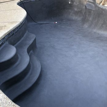 Water splash pool plastering - Two hours after Alex and his team finished, just before re-filling. - Pool & Hot Tub Service Near Me - Lodi, California