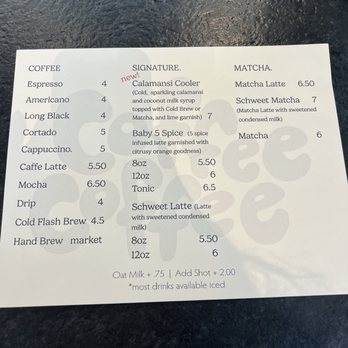 Coffee Coffee - Menu - Coffee & Tea Near Me - Greenville, South Carolina