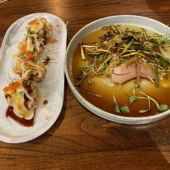 Fujiya - Stuffed mushrooms & truffle hamachi - Japanese Near Me - Elk Grove, California Fujiya - Stuffed mushrooms & truffle hamachi - Japanese Near Me - Elk Grove, California