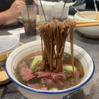 Xi'an Foodie - Barley noodle 荞面饸饹 Not many ppl order it, my friend has a light appetite and wanna less calories, she ordered this one - Chinese Near Me - Arcadia, California Xi'an Foodie - Barley noodle 荞面饸饹 Not many ppl order it, my friend has a light appetite and wanna less calories, she ordered this one - Chinese Near Me - Arcadia, California