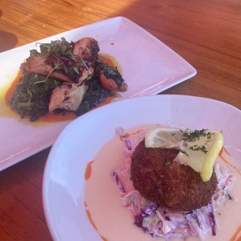 Topsail - Crab cake and octopus - American Near Me - San Diego, California Topsail - Crab cake and octopus - American Near Me - San Diego, California