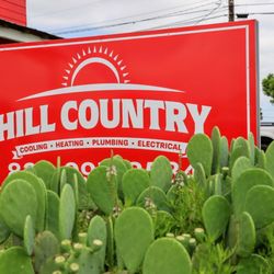 Hill Country AC, Heating, Plumbing - Office Sign
