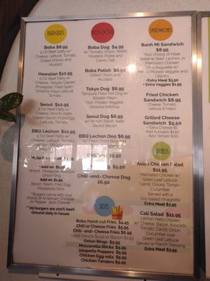 Menu photo 6 Boba Burger Morton Grove, IL