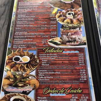 Mi Nuevo Nayarit - Menu - Seafood Near Me - Phoenix, Arizona