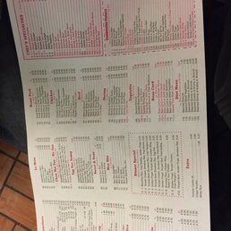 Back of menu Back of menu