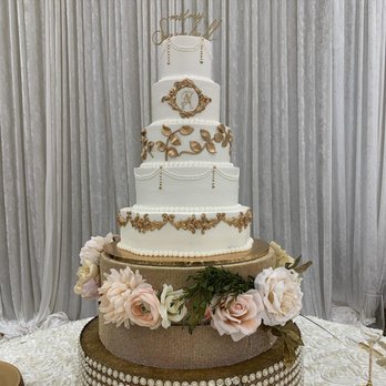 Cake And Bake - a three tiered wedding cake - Bakeries Near Me - Davenport, Florida