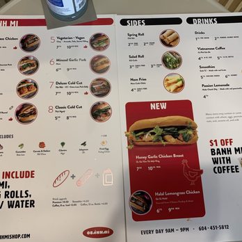 Obanhmi - Sandwiches Near Me - Vancouver, British Columbia