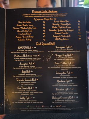 Menu photo 3 Kimoto Premium Sushi Houston, TX Menu photo 3 Kimoto Premium Sushi Houston, TX
