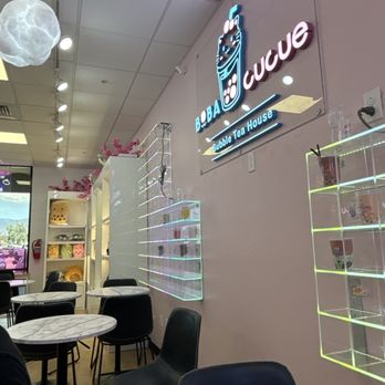 Boba Cucue - Neon sign and cute cubby area - Bubble Tea Near Me - Tucson, Arizona Boba Cucue - Neon sign and cute cubby area - Bubble Tea Near Me - Tucson, Arizona